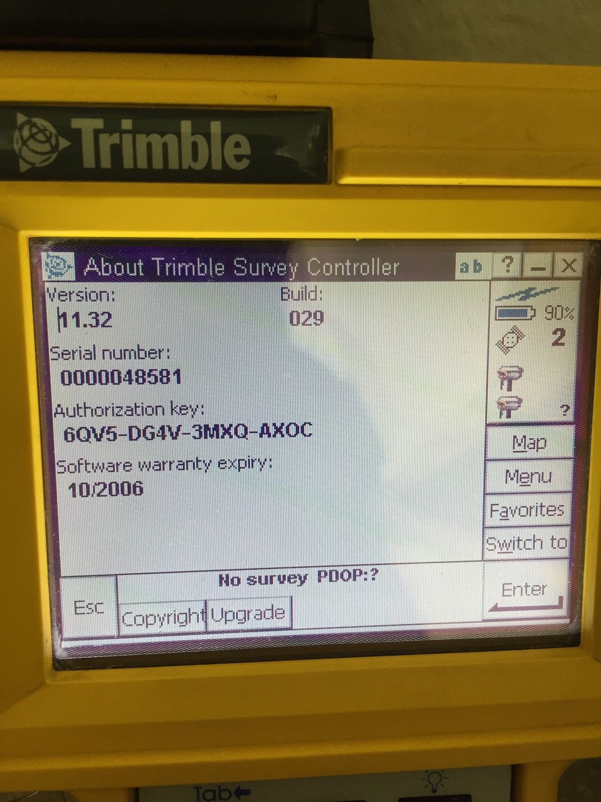 Trimble survey controller software for the tsce v11.40